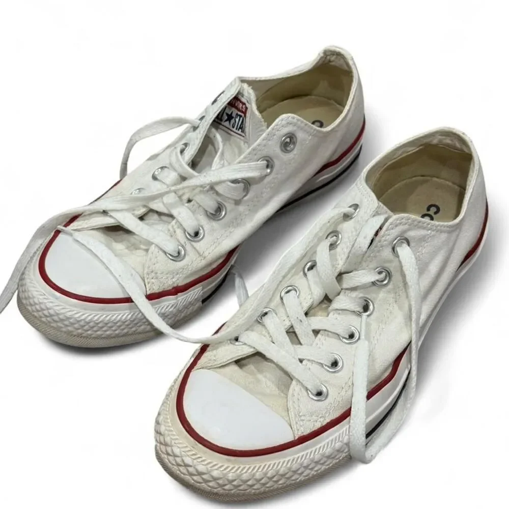 Converse White Low Tops - Picture 6 of 8